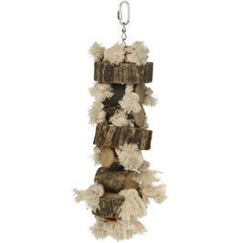 Vogelspeelgoed Beeztees Speeltouw Hout