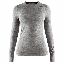 Funktionsunterhemd Craft  Fuseknit Comfort RN LS Dark Grey Melange Damen