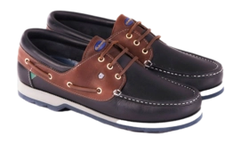 Chaussures Bateau Dubarry Commander Navy Brown Leather