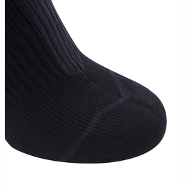 Fietssok Sealskinz Unisex Road Ankle with Hydrostop Black Anthracite