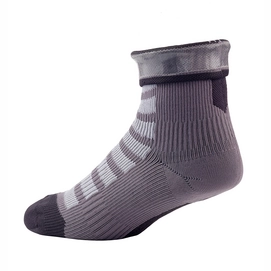 Fietssok Sealskinz Unisex MTB Ankle with Hydrostop Black Anthracite Charcoal