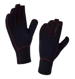 Fietshandschoen Sealskinz Men Neoprene Black Core Red