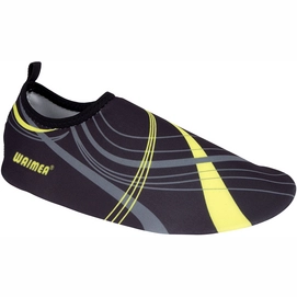 Aqua Schuhe Waimea Schwarz Gelb Junior-Schuhgröße 28