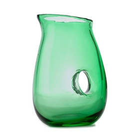 Karaf POLSPOTTEN Jug with Hole Green 850 ml