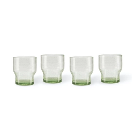 Tumbler Pols Potten Bubbles Green (Set van 4)