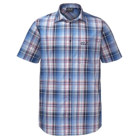 Shirt Jack Wolfskin Hot Chili Shirt Men Night Blue Checks