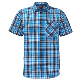 Chemise Jack Wolfskin Saint Elmos Shirt Men Night Blue Checks