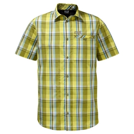 Blouse Jack Wolfskin Fairford Shirt Men Light Khaki Checks
