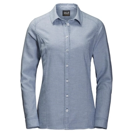 Shirt Jack Wolfskin Women Manitoulin Island Blue Indigo Checks