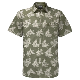 Blouse Jack Wolfskin Hot Chili Tropical Shirt Khaki All Over