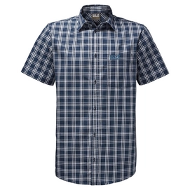 Blouse Jack Wolfskin Hot Springs Shirt Night Blue Checks
