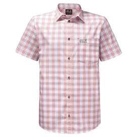 Hemd Jack Wolfskin Hot Springs Shirt Mango Orange Checks Herren