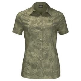 Blouse Jack Wolfskin Sonora Jungle Shirt Burnt Olive All Over