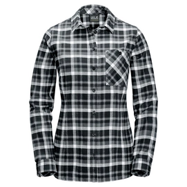 Shirt Jack Wolfskin Women Banff Park Black Checks