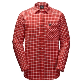 Shirt Jack Wolfskin Men Fraser Island Volcano Red Checks