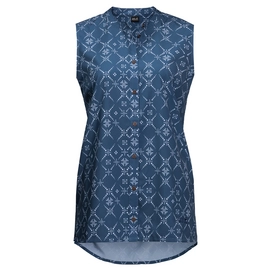 Vest Top Jack Wolfskin Women Sonora Maori Ocean Wave All Over