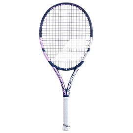 Tennisschläger Babolat Pure Drive 25 Estate Blue Pink White 2021 Kinder (Besaitet)-Griffstärke L0