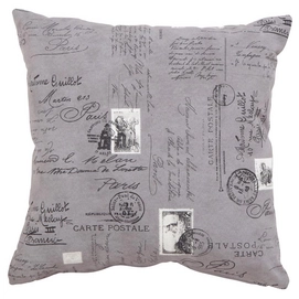 Sierkussen Hartman Paris Postcard Grey
