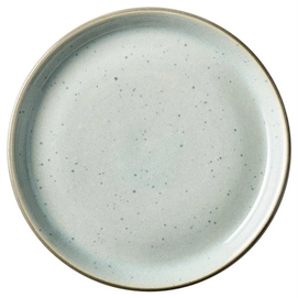 Steinguttellern Bitz Gastro Grey Light blue 17 cm (6-Teilig)
