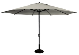 Parasol Hartman Solar Parasol Light Grey Ø400 cm