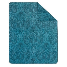 Jacquard Plaid Ibena Sorrento Barok Turkoois