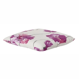 Zitkussen Hartman Blume Ecru Rits (50 x 50 cm)