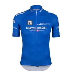 Fietsshirt Santini Giro d'Italia Blue Jersey Replica Short Sleeve 2015