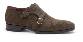 Anzugschuh Greve Ribolla Gesp Loden Desert + Passender Gürtel