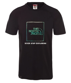 T-Shirt The North Face Men Raglan Red Box TNF Black Iridescent