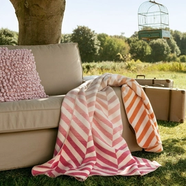 Jacquard Plaid Ibena Sorrento Pastel