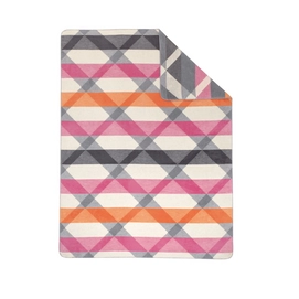 Jacquard Plaid Ibena Sorrento Grijs/Multi