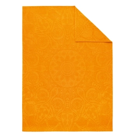 Jacquard Plaid Ibena Sorrento Struktur Jaune