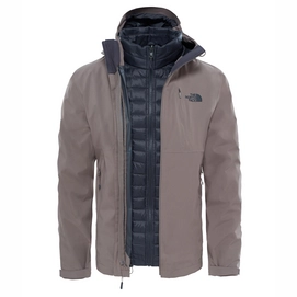 Winter Jacket The North Face Men Thermoball Triclimate Falcon Brown