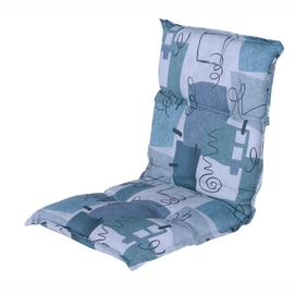 Gartenauflage Hartman Milano Blue Niedriglehner