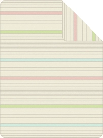 Jacquard Decke Ibena Sorrento Wollweiß 150 x 200 cm