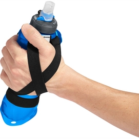 Waterfles CamelBak Nano Handheld Black Atomic Blue 0,5L