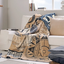 Jacquard Couverture Ibena Sorrento Sailor
