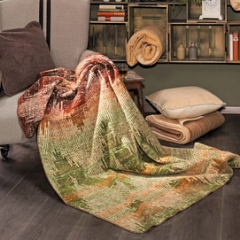 Jacquard Couverture Ibena Sorrento Sol Forestier