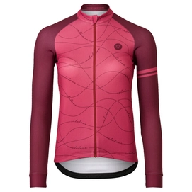 Fietsshirt AGU Women Velo Wave Jersey LS Essential Rusty Pink