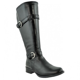 JJ Footwear Munchen Zwart Kuitmaat XL