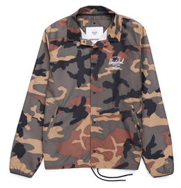 Jacke Herschel Supply Co. Voyage Coach Woodland Camo/White Classic Logo Herren