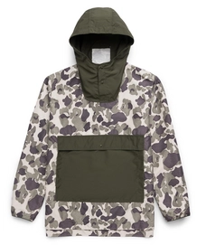 Jas Herschel Supply Co. Men's Voyage Anorak Frog Camo/Dark Olive