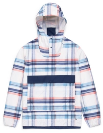 Jas Herschel Supply Co. Men's Voyage Anorak Plaid Peacoat