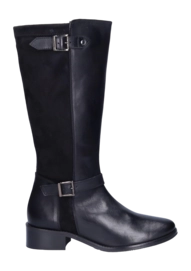 Women's Boots JJ Footwear Tedbury Black Calf Size XXL