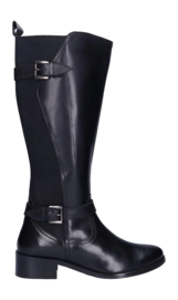 Women's Boots JJ Footwear Redbourn Black Calf Size XXXL