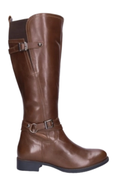Women's Boots JJ Footwear Dewsbury Cognac Calf Size M/L
