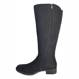 Dameslaars JJ Footwear Flensburg Leer Zwart XL