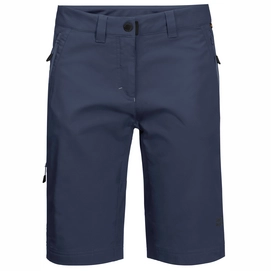 Kurze Hose Jack Wolfskin Activate Track Schorts Damen Night Blue