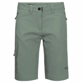 Kurze Hose Jack Wolfskin Activate Track Schorts Damen Picnic Green
