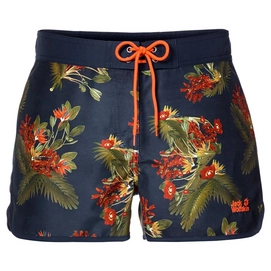 Zwembroek Jack Wolfskin Paradise Boardshorts Women Night Blue All Over